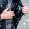 Мъжка кожена мото жилетка W-TEC Delasola Мъжка кожена мото жилетка W-TEC Delasola