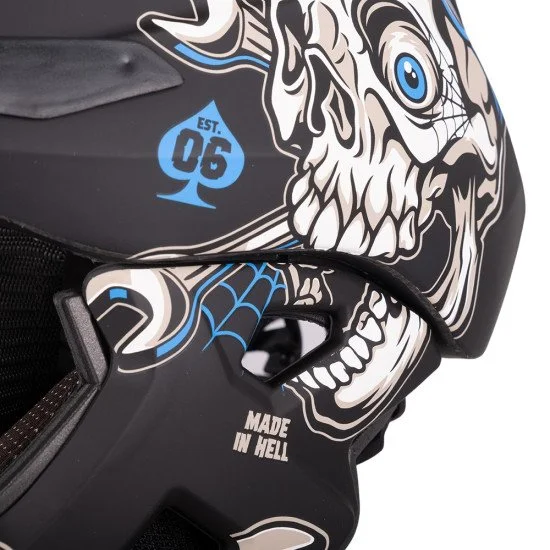 Каска Downhill W-TEC Delgada Black Heart Mechanic Каска Downhill W-TEC Delgada Black Heart Mechanic