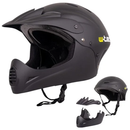 Каска Downhill W-TEC Campanero - Черен мат Каска Downhill W-TEC Campanero - Черен мат