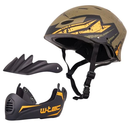 Каска Downhill W-TEC Campanero - Зелен мат Каска Downhill W-TEC Campanero - Зелен мат