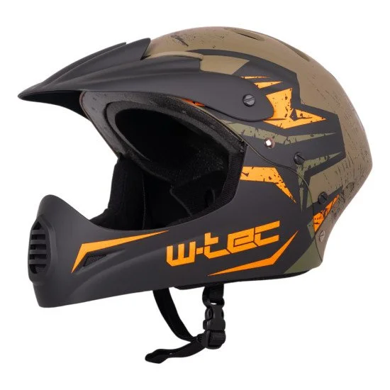 Каска Downhill W-TEC Campanero - Зелен мат Каска Downhill W-TEC Campanero - Зелен мат