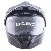 Мото каска W-TEC Biscaia P/J - Черен гланц Мото каска W-TEC Biscaia P/J - Черен гланц