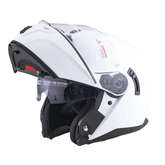 Мото каска W-TEC Benidor, Бял гланц Мото каска W-TEC Benidor, Бял гланц