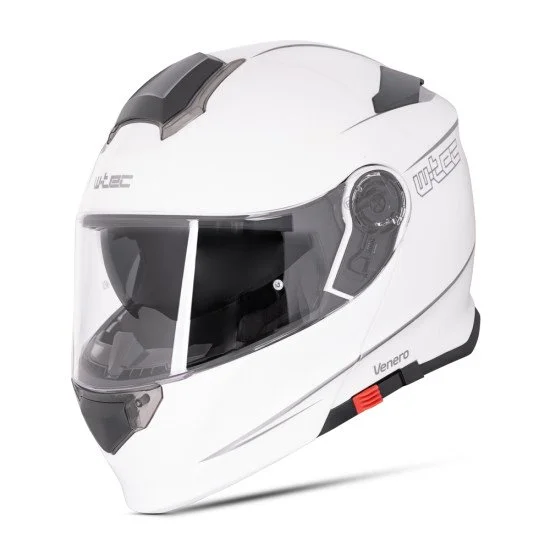 Мото каска W-TEC Venero, Бял гланц Мото каска W-TEC Venero, Бял гланц