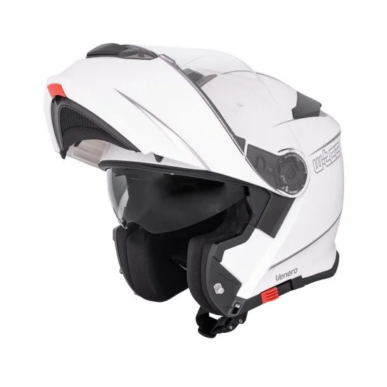 Мото каска W-TEC Venero, Бял гланц Мото каска W-TEC Venero, Бял гланц