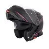 Мото каска W-TEC Venero, Черен гланц - розов Мото каска W-TEC Venero, Черен гланц - розов