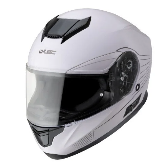 Мото каска W-TEC Yorkroad Solid-Бял-Сив-Гланц Мото каска W-TEC Yorkroad Solid-Бял-Сив-Гланц