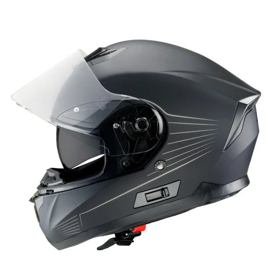 Мото каска W-TEC Yorkroad Solid-Бял-Сив-Гланц Мото каска W-TEC Yorkroad Solid-Бял-Сив-Гланц