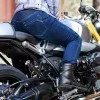 Дамски мото панталон W-TEC Alfreda CE - син