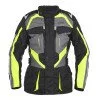 Дамско мото яке W-TEC Radana - Черен-сив-зелен