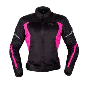 Дамско лятно мото яке W-TEC Matrix Lady - Черен-Розов Дамско лятно мото яке W-TEC Matrix Lady - Черен-Розов