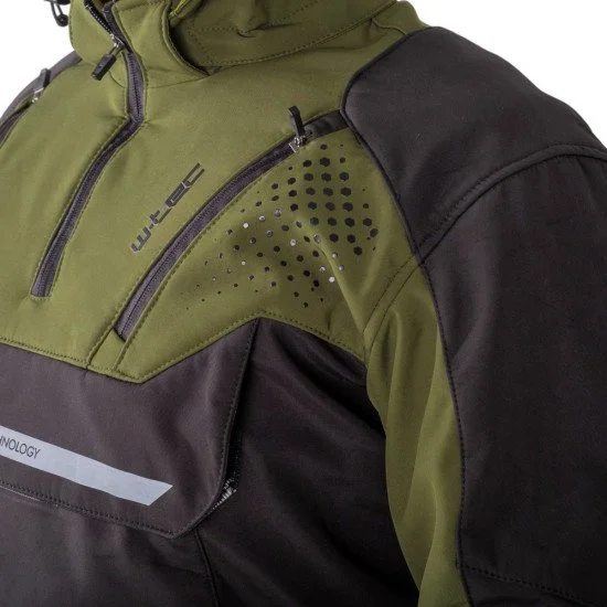 Мъжко софтшел мото яке W-TEC Annorack Khaki-Black Мъжко софтшел мото яке W-TEC Annorack Khaki-Black