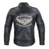 Мъжко кожено мото яке W-TEC Black Heart Wings Мъжко кожено мото яке W-TEC Black Heart Wings