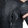 Мъжко кожено мото яке W-TEC Hellsto Мъжко кожено мото яке W-TEC Hellsto