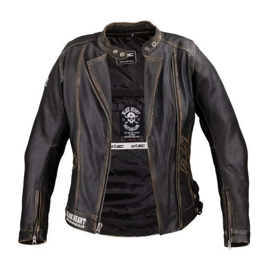 Дамско кожено мото яке W-TEC Black Heart Lizza Дамско кожено мото яке W-TEC Black Heart Lizza