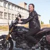 Дамско кожено мото яке W-TEC Strass Дамско кожено мото яке W-TEC Strass
