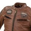 Мъжко кожено мото яке W-TEC Milano - Кафяв Мъжко кожено мото яке W-TEC Milano - Кафяв