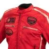 Мъжко текстилно мото яке W-TEC Patriot Red, Червен