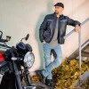 Мъжко кожено мото яке W-TEC Helsin Мъжко кожено мото яке W-TEC Helsin