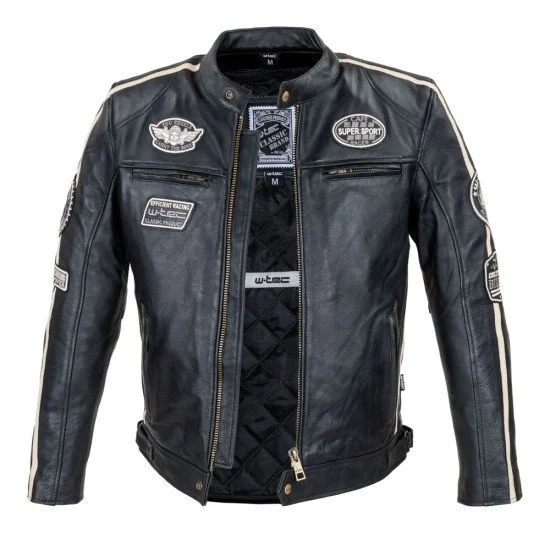 Мъжко кожено мото яке Jacket W-TEC Makso Мъжко кожено мото яке Jacket W-TEC Makso