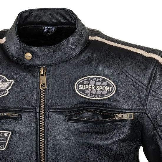 Мъжко кожено мото яке Jacket W-TEC Makso Мъжко кожено мото яке Jacket W-TEC Makso