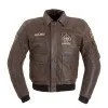 Мъжко кожено мото яке W-TEC Black Heart Bomber