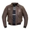 Мъжко кожено мото яке W-TEC Black Heart Bomber