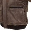Мъжко кожено мото яке W-TEC Black Heart Bomber
