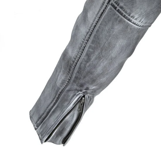 Мъжко кожено мото яке W-TEC Sheawen Waxed Grey Мъжко кожено мото яке W-TEC Sheawen Waxed Grey