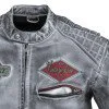 Мъжко кожено мото яке W-TEC Sheawen Waxed Grey Мъжко кожено мото яке W-TEC Sheawen Waxed Grey