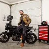 Мъжко Мото Яке W-TEC Bellvitage - Кафяв