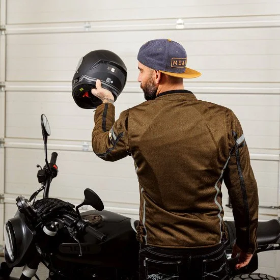 Мъжко Мото Яке W-TEC Bellvitage - Кафяв