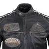 Мъжко кожено мото яке W-TEC Sheawen Vintage