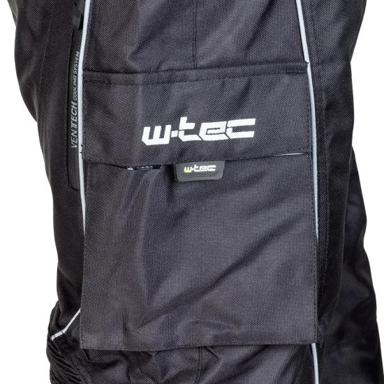 Мъжки мото панталон W-TEC Rusnac NF-2607 - черен