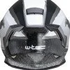Мото каска W-TEC Integra Graphic - Черен - Бял Мото каска W-TEC Integra Graphic - Черен - Бял